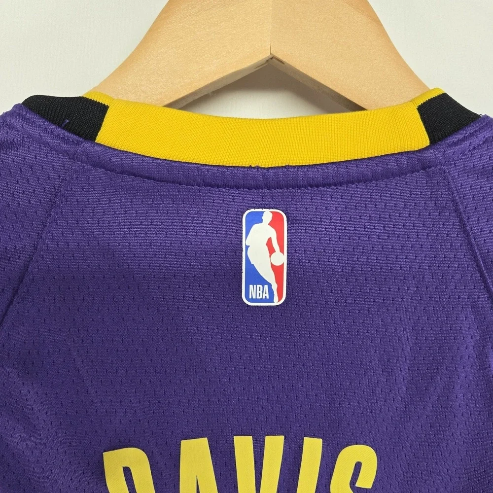 Nike Jordan Los Angeles Lakers Anthony Davis #3 Swingman Jersey Youth Small S